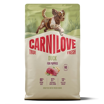 Carnilove True Fresh Pyppy Duck Hvalpefoder med And 4 Kg